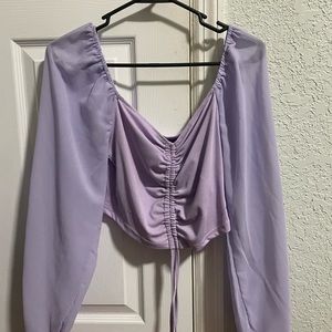 Purple shein shirt